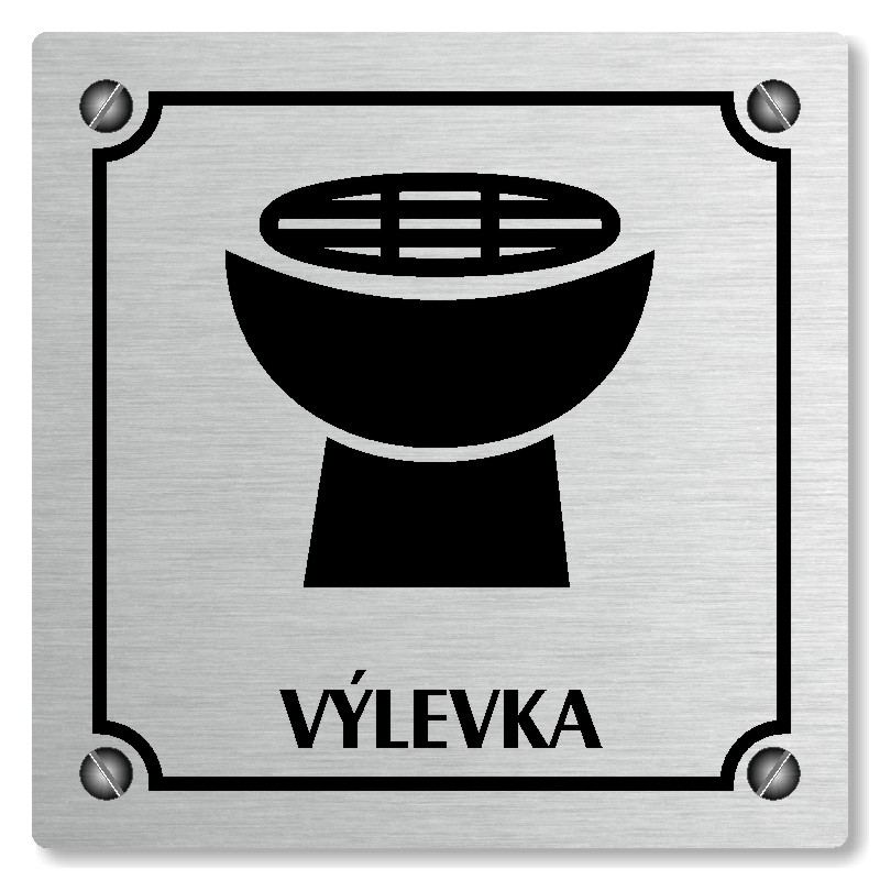 Výlevka, 118x118mm, stříbrná, Kansas